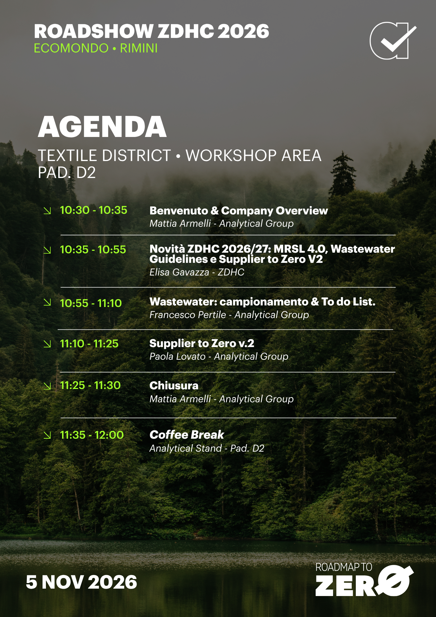 Roadshow ZDHC a Ecomondo 2026 - 1
